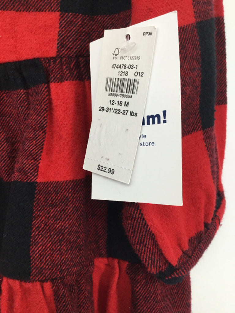 Old Navy Child Size 12-18 Months Red Dress - girls