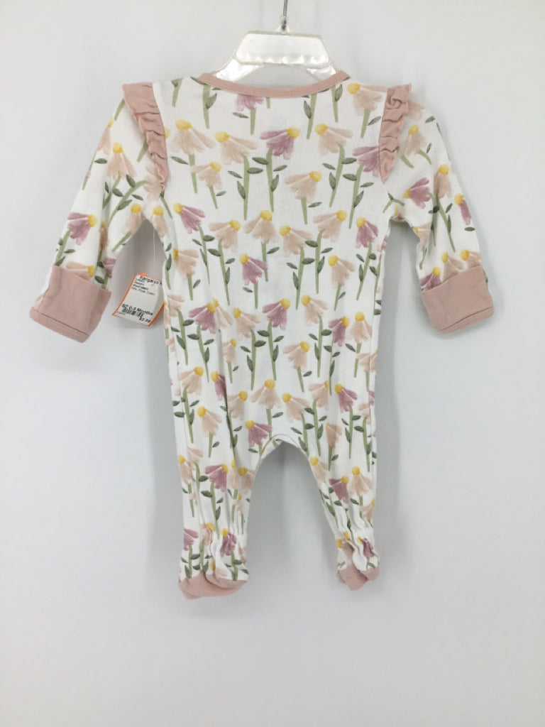 cloud island Child Size 0-3 Months Pink Sleepers