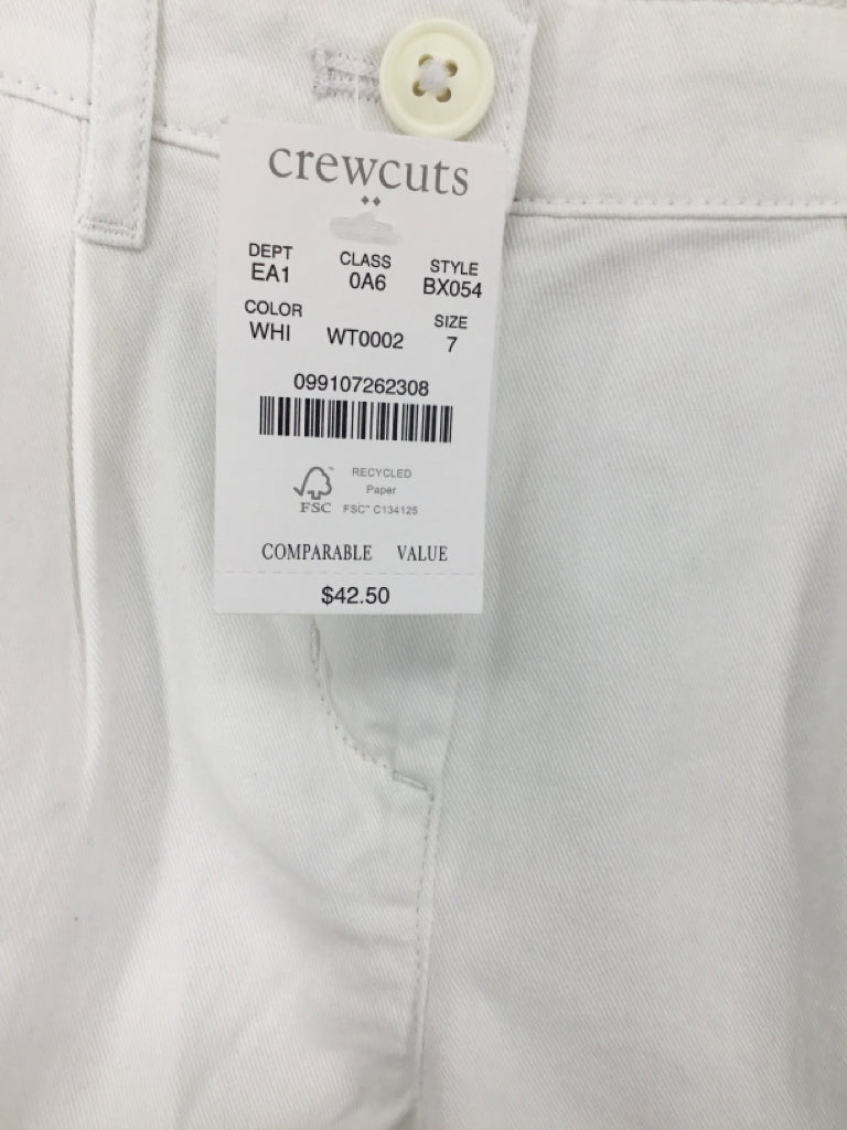 Crewcuts Child Size 7 White Shorts - girls