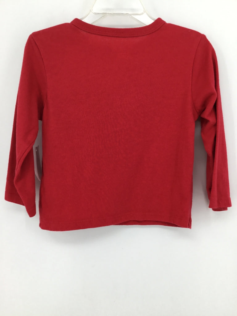 Childrens Place Child Size 18-24 Months Red Christmas T-Shirt