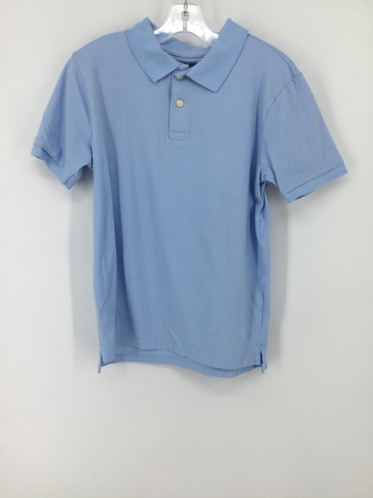 Childrens Place Child Size 10 Blue Solid Shirt - boys