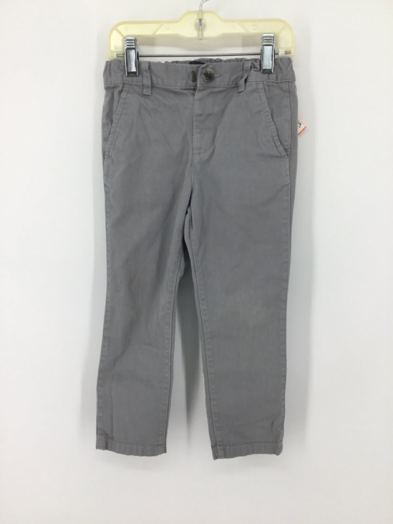 Childrens Place Child Size 4 Gray Solid Pants - boys