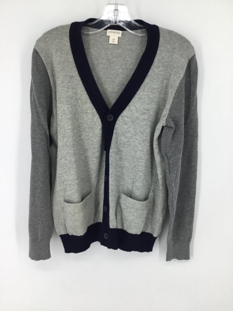 Crewcuts Child Size 10 Gray Solid Sweater - boys