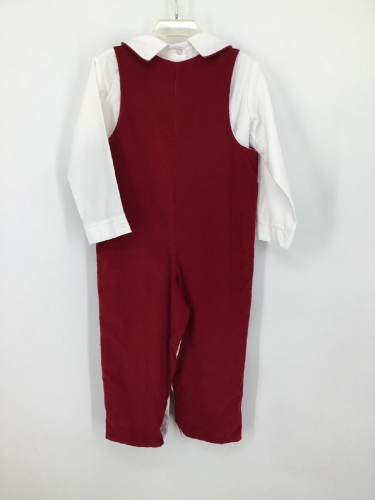 Glorimont Child Size 4 Red Solid Outfit - boys