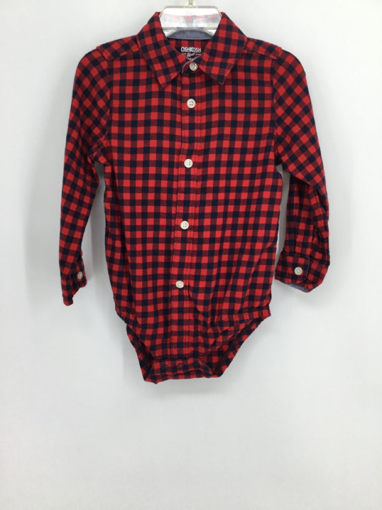 OshKosh B'gosh Child Size 24 Months Red Onesie