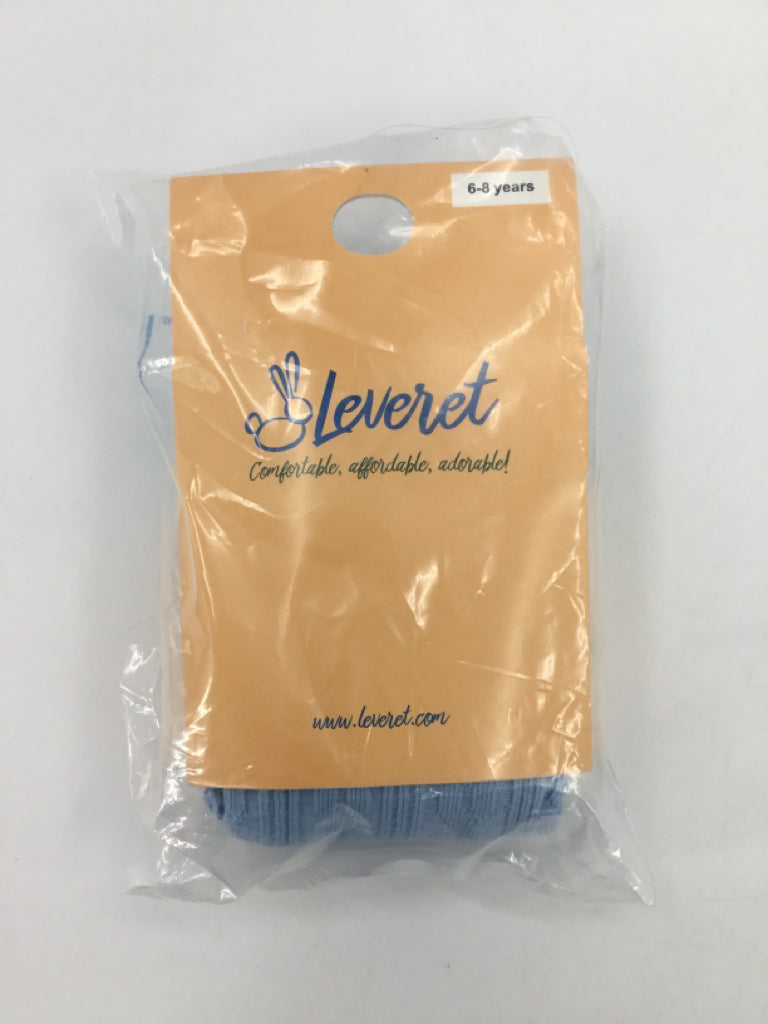 Leveret Child Size 6 Blue Tights - girls