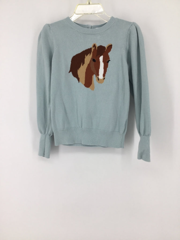 Janie and Jack Child Size 5 Blue Sweater - girls