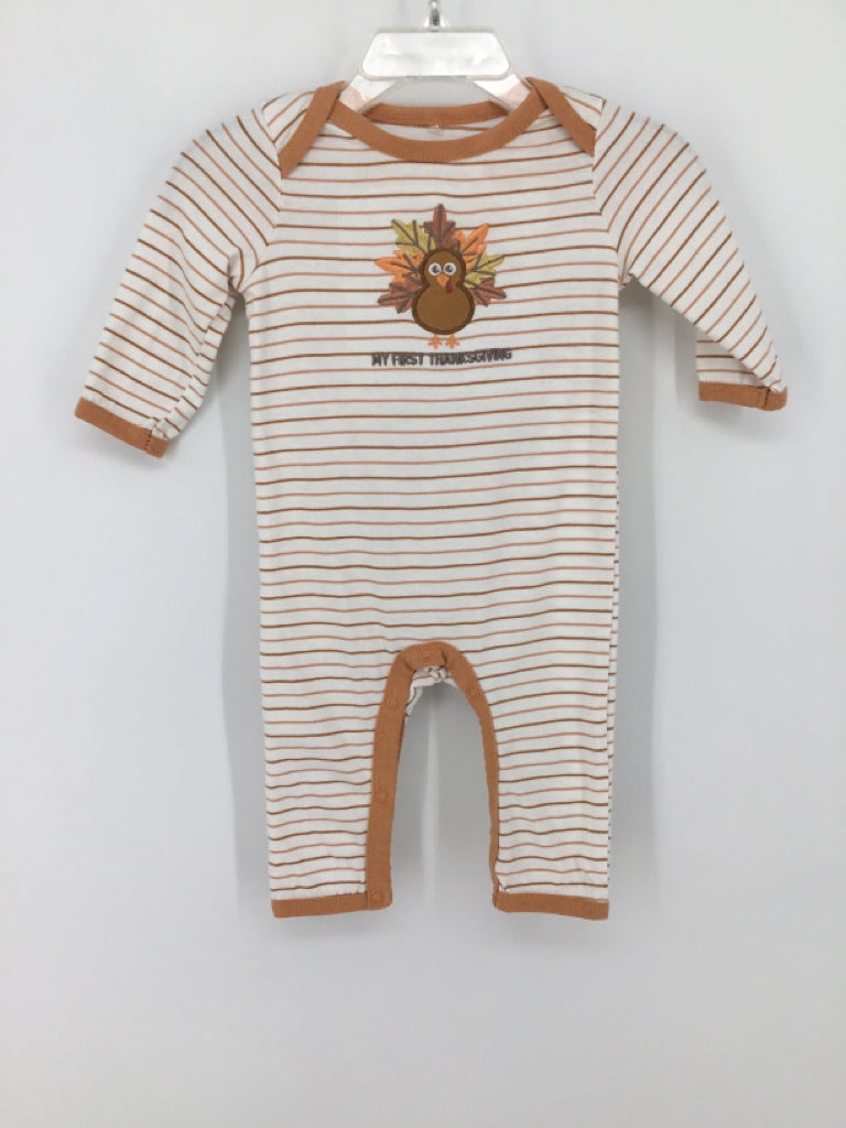 Chickpea Child Size 3-6 Months Tan Thanksgiving Outfit