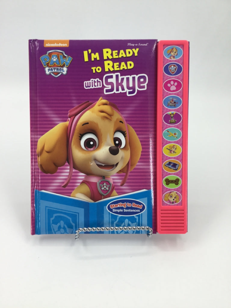 Paw Patrol I'm Ready to Read with Skype play-a-sound hardcover Book