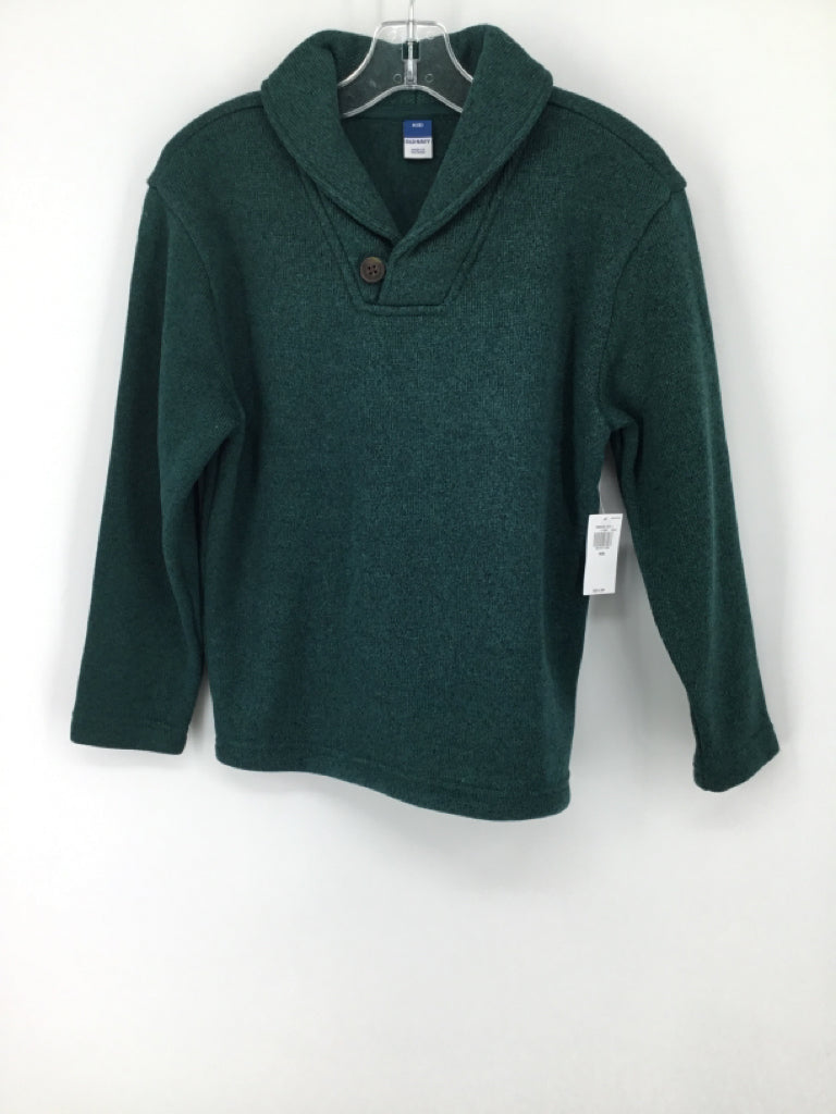 Old Navy Child Size 8 Green Solid Shirt - boys
