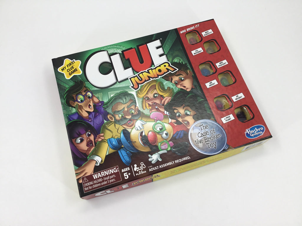 Hasbro Clue Jr: The Case of the Broken Toy Board Game