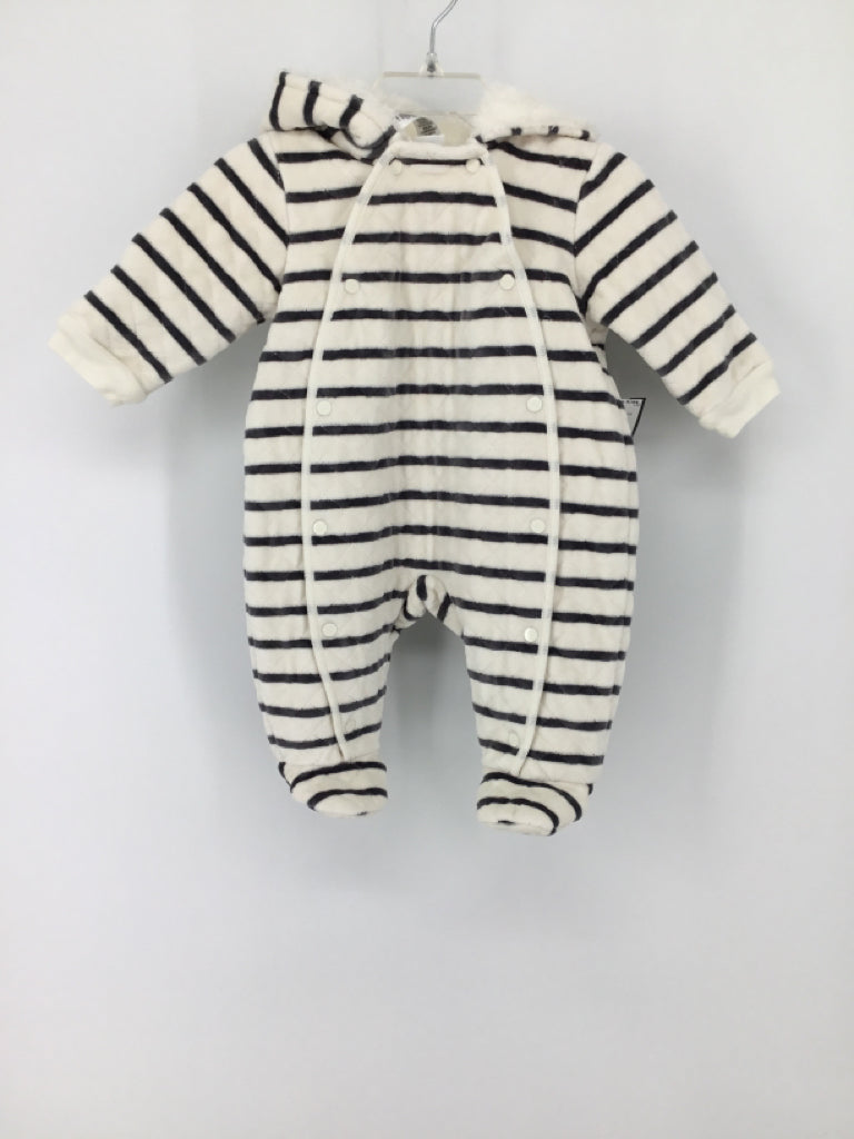 Nordstrom Child Size 3 Months Gray Stripe Outerwear - boys