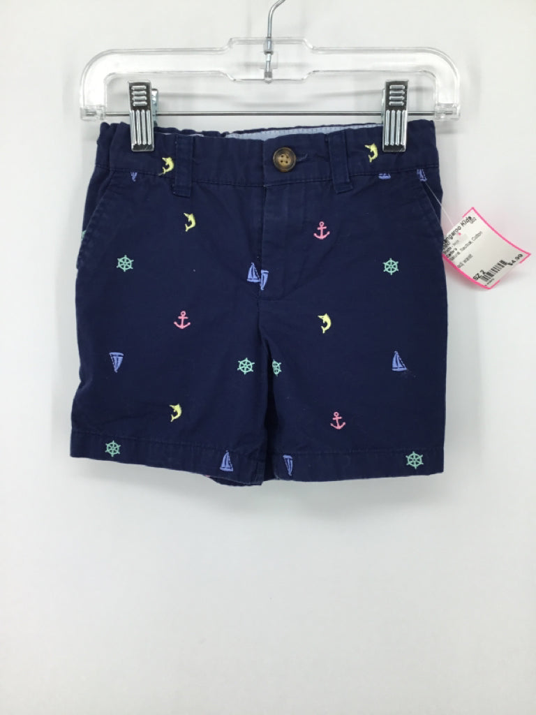 Carter's Child Size 2 Natural Nautical Shorts - boys