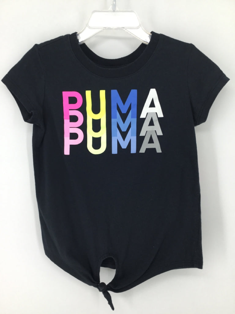 Puma Child Size 5 Black T-shirt - girls