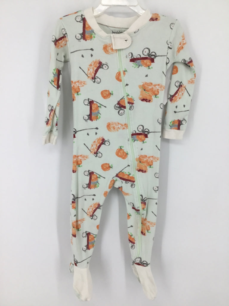 Burt's Bees Baby Child Size 18 Months Blue Halloween Sleeper