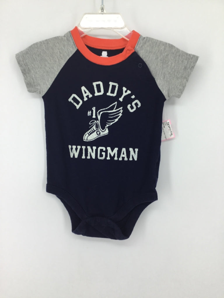 Baby Gap Child Size 6-12 Months Navy Onesie