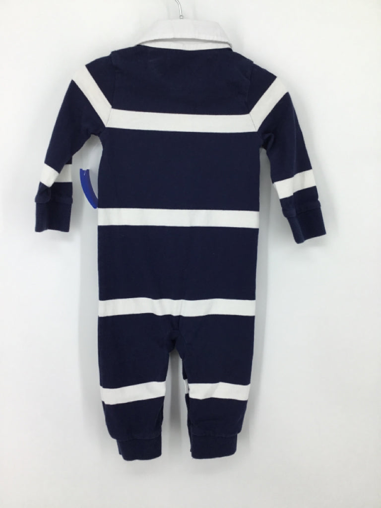 vineyard vines Child Size 6-12 Months Navy Stripe Outfit - boys