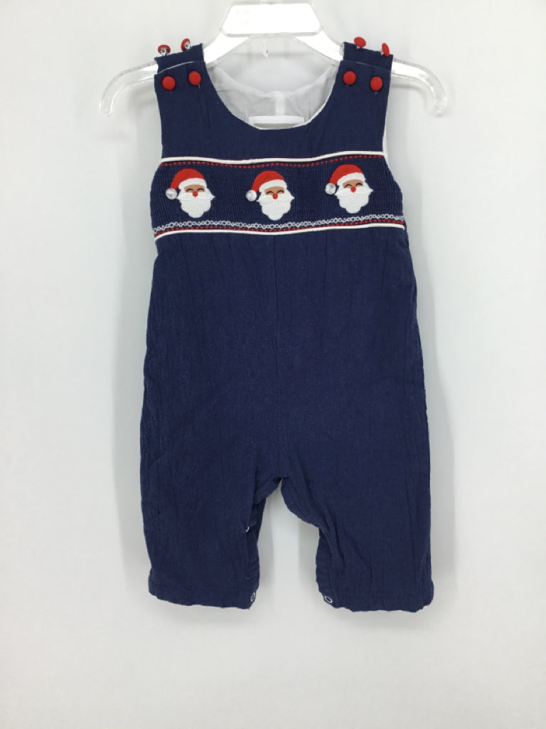 Lil Cactus Child Size 6-12 Months Blue Christmas Outfit