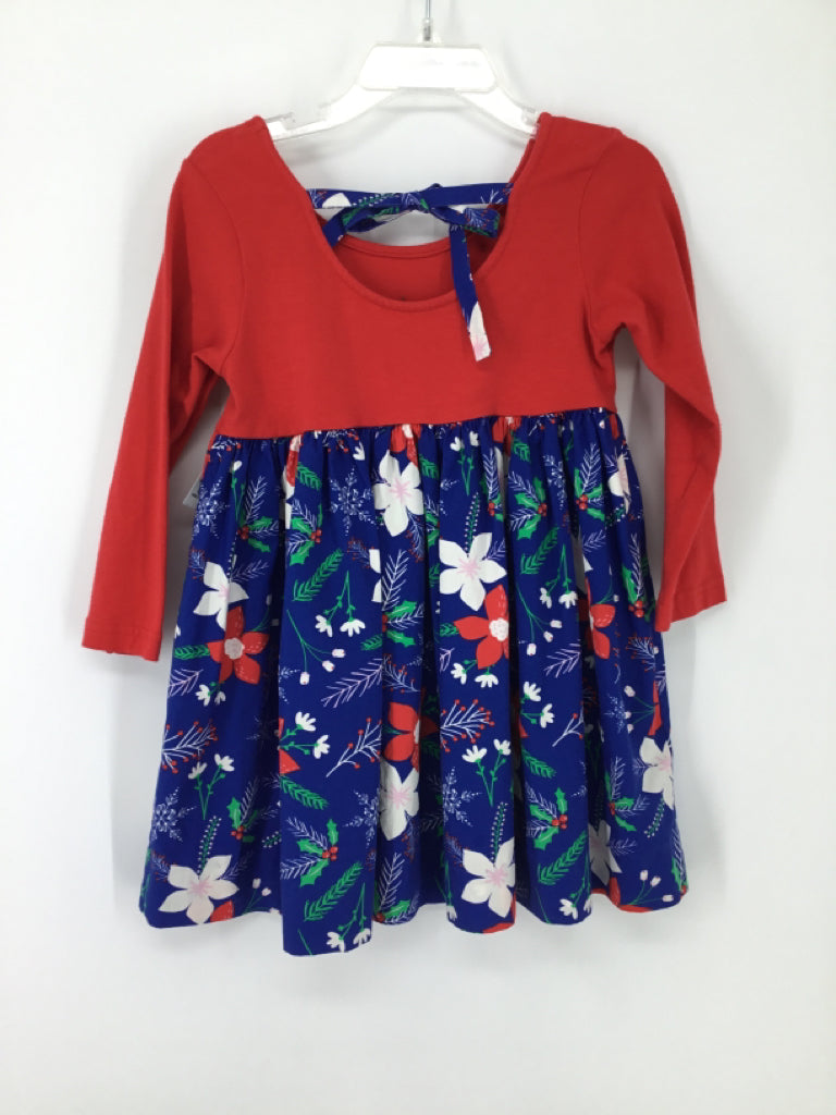 Eleanor Rose Child Size 3 Blue Christmas Dress