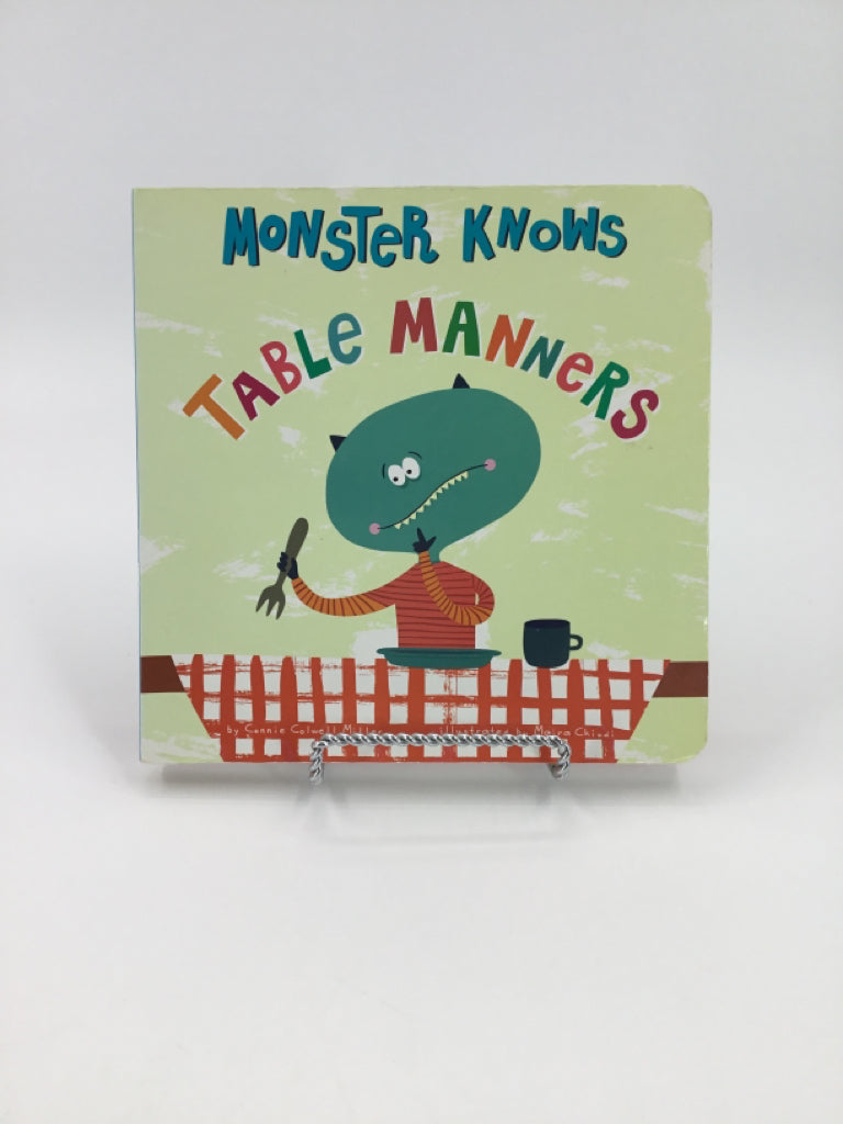 Monster Knows Table Manners Board Book