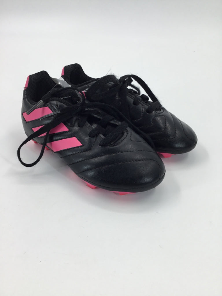 Adidas Child Size 10 Black/Pink Sport/Dance Shoes