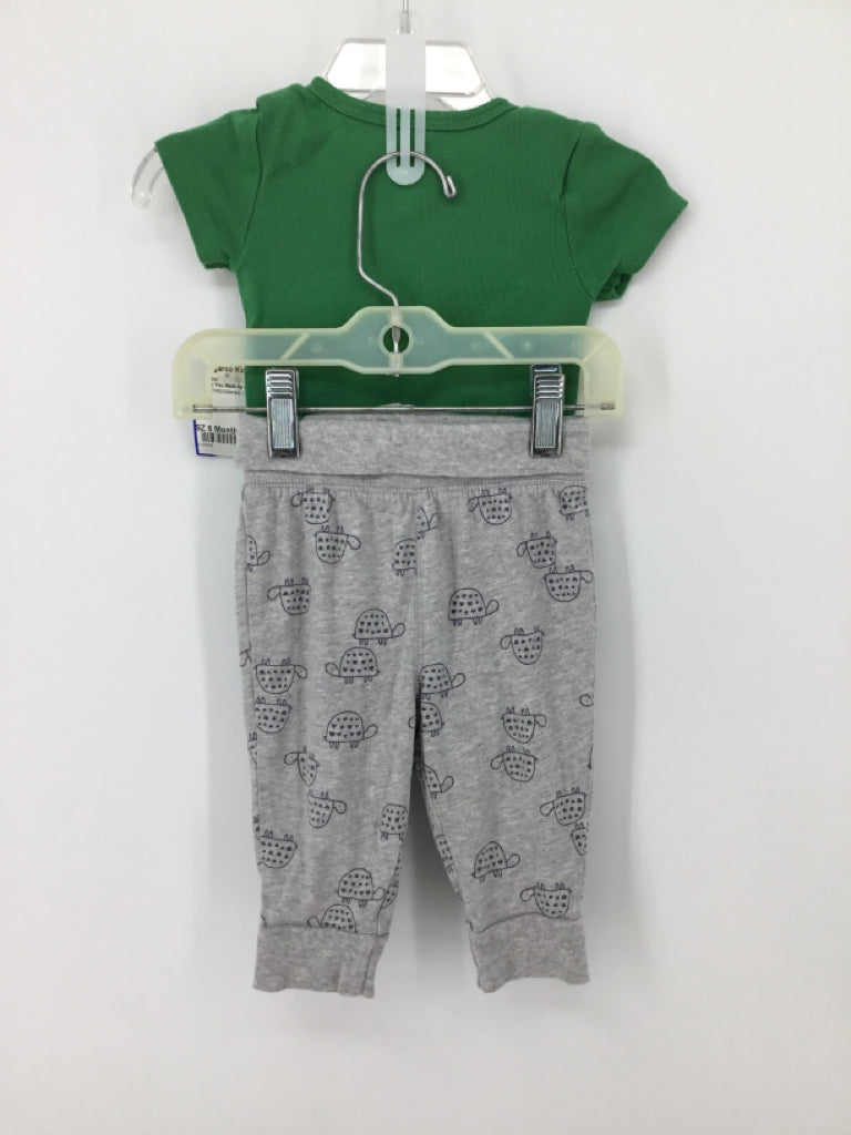 Just One You Made by Carters Child Size 6 Months Green Embroidered Outfit - boys
