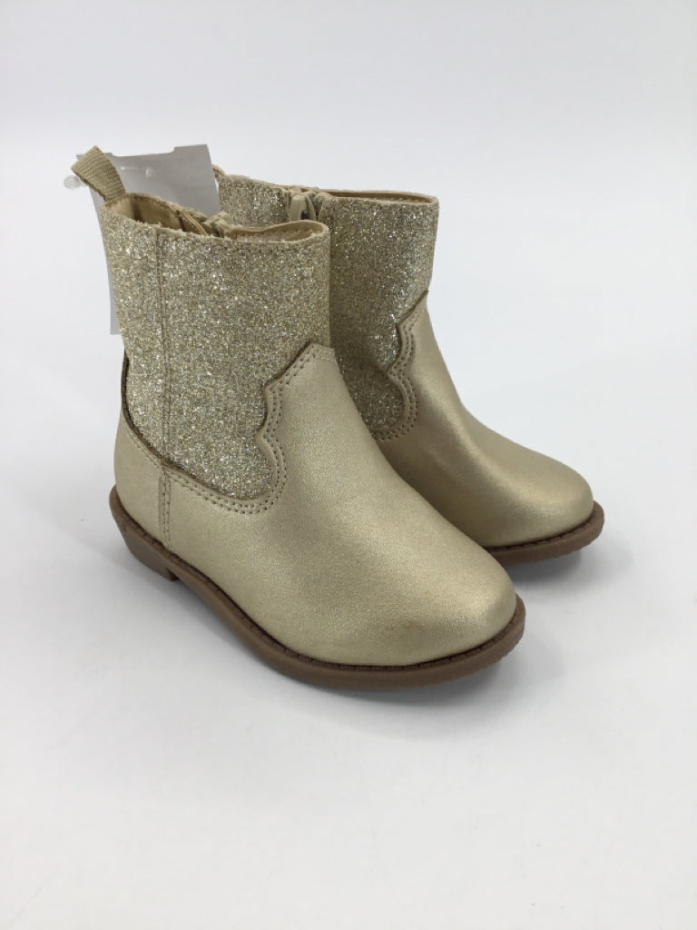 Carter's Child Size 4 Toddler Gold Boots