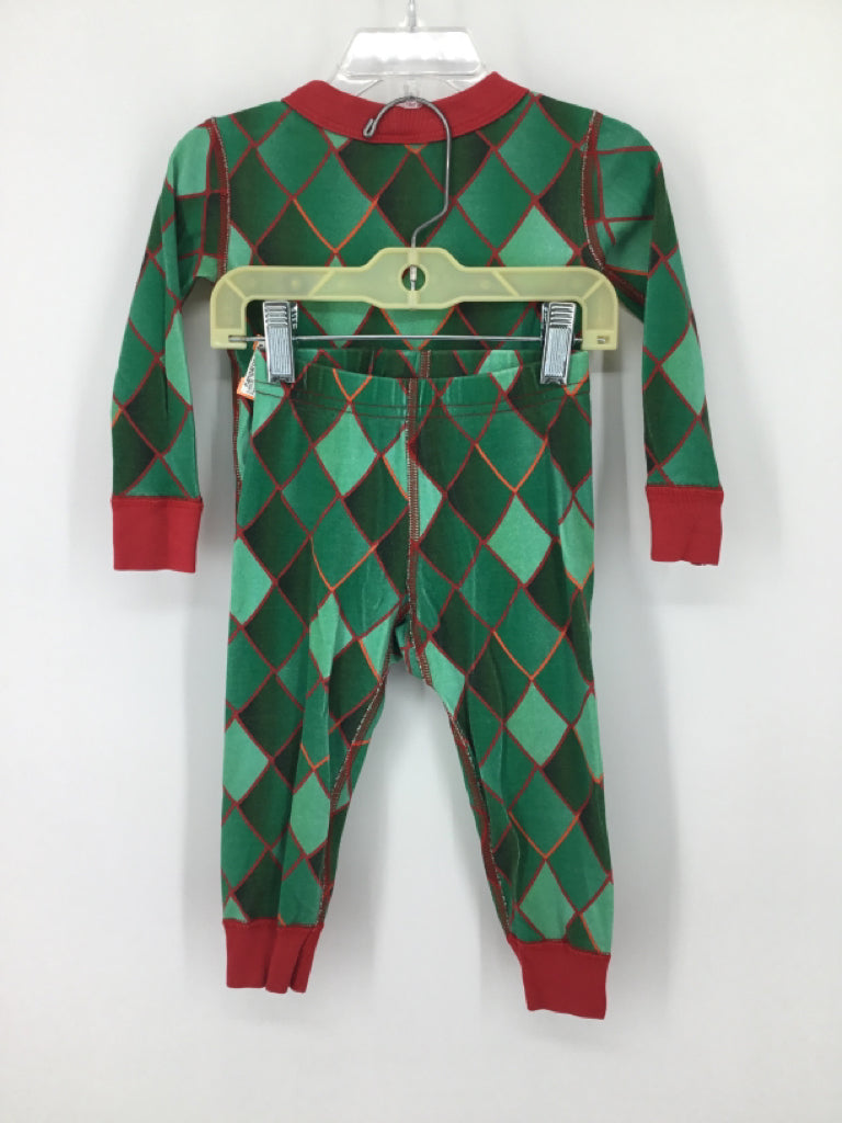 Hanna Andersson Child Size 2 Green Pajamas - girls