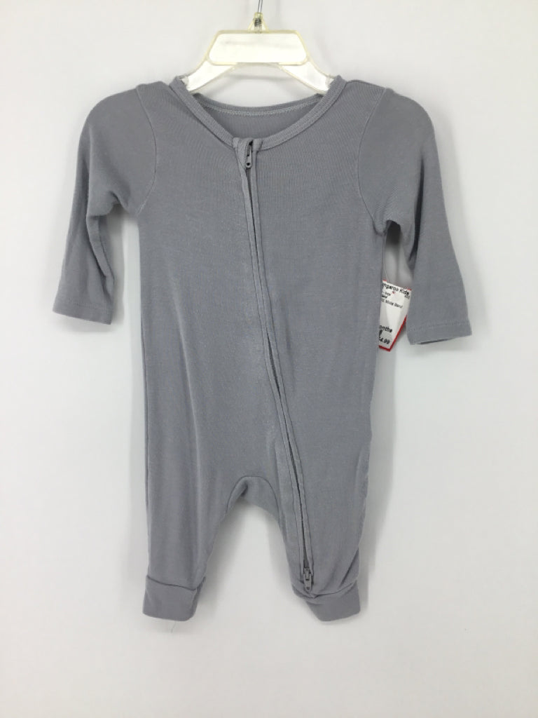 cloud island Child Size 0-3 Months Gray Solid Pajamas - boys