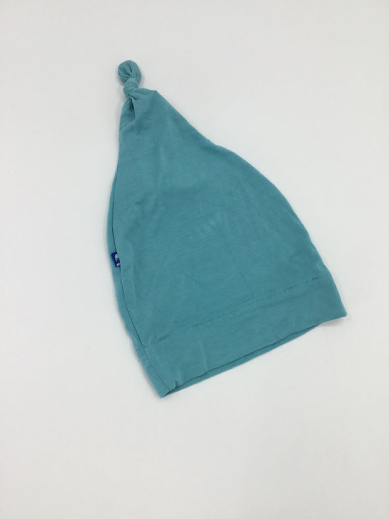 Kickee Pants Child Size 0-3 Months Blue Solid Hats - boys