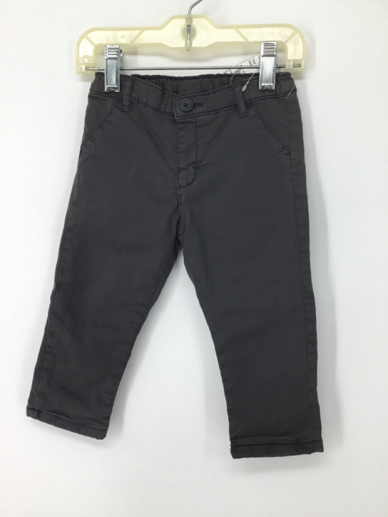 Mayoral Child Size 12 Months Gray Solid Pants - boys