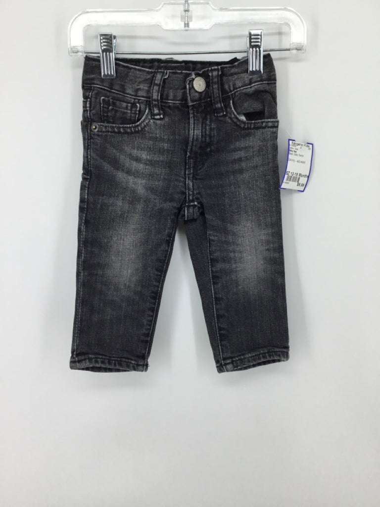 Baby Gap Child Size 12-18 Months Black Solid Jeans - boys