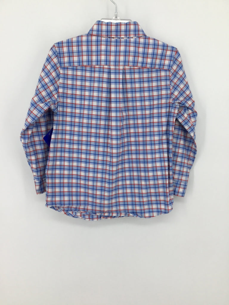 vineyard vines Child Size 3 Blue Plaid Shirt - boys