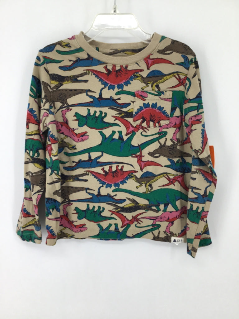 Gap Child Size 5 Multi-Color Dinosaur T-shirt - boys