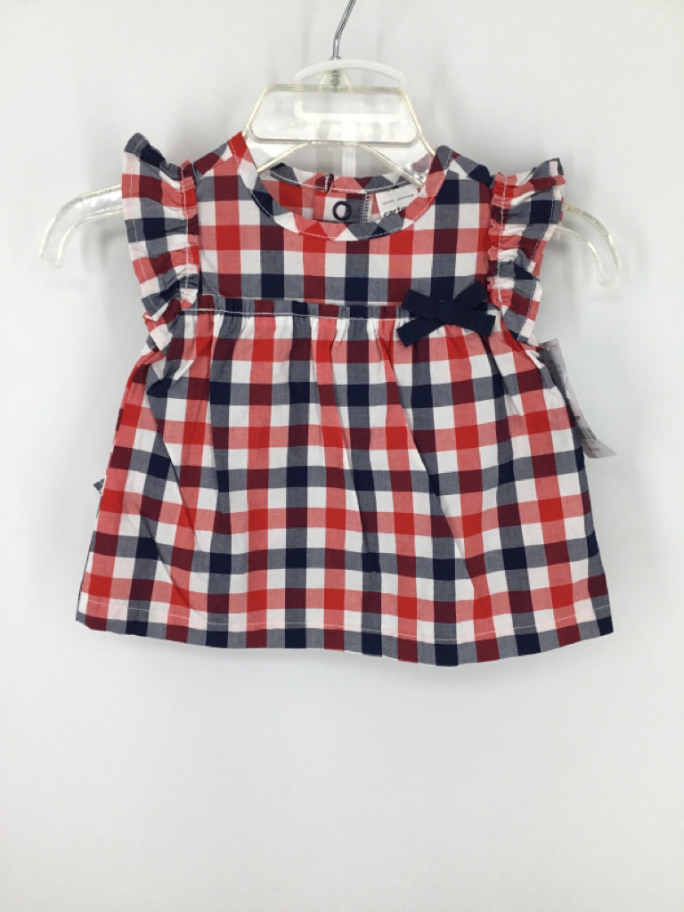 Carter's Child Size 3 Months Red Stars & Stripes Outfit