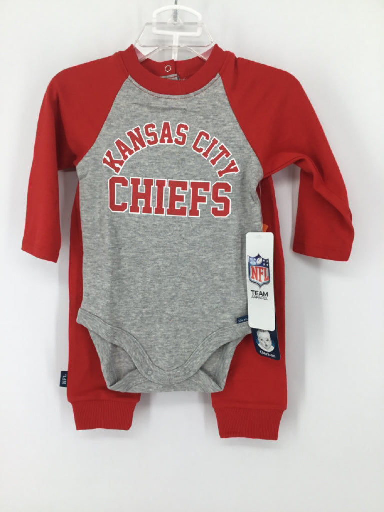 NFL Child Size 6-9 Months Red Sports Outfit - boys