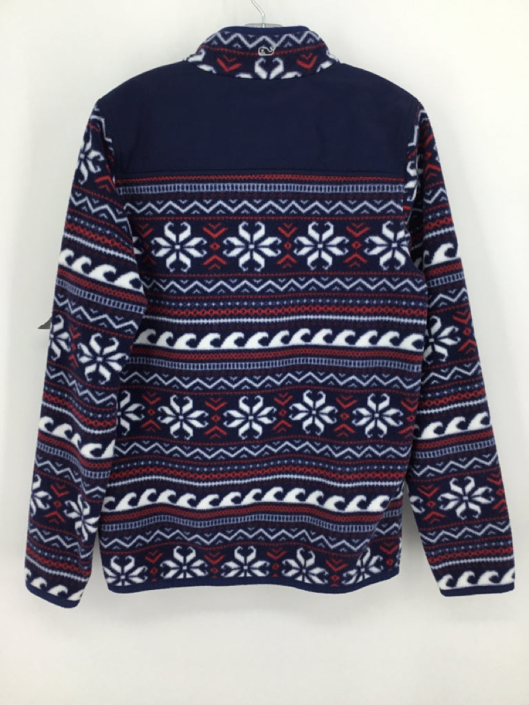 vineyard vines Child Size 14 Navy Print Sweatshirt - boys