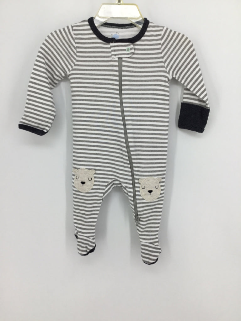cloud island Child Size 0-3 Months Gray Sleepers