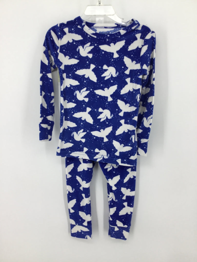Cat & Jack Child Size 3 Blue Print Pajamas - boys