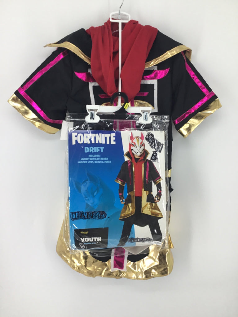 Spirit Fort Nite Child Size 8 Black Drift Halloween Costume