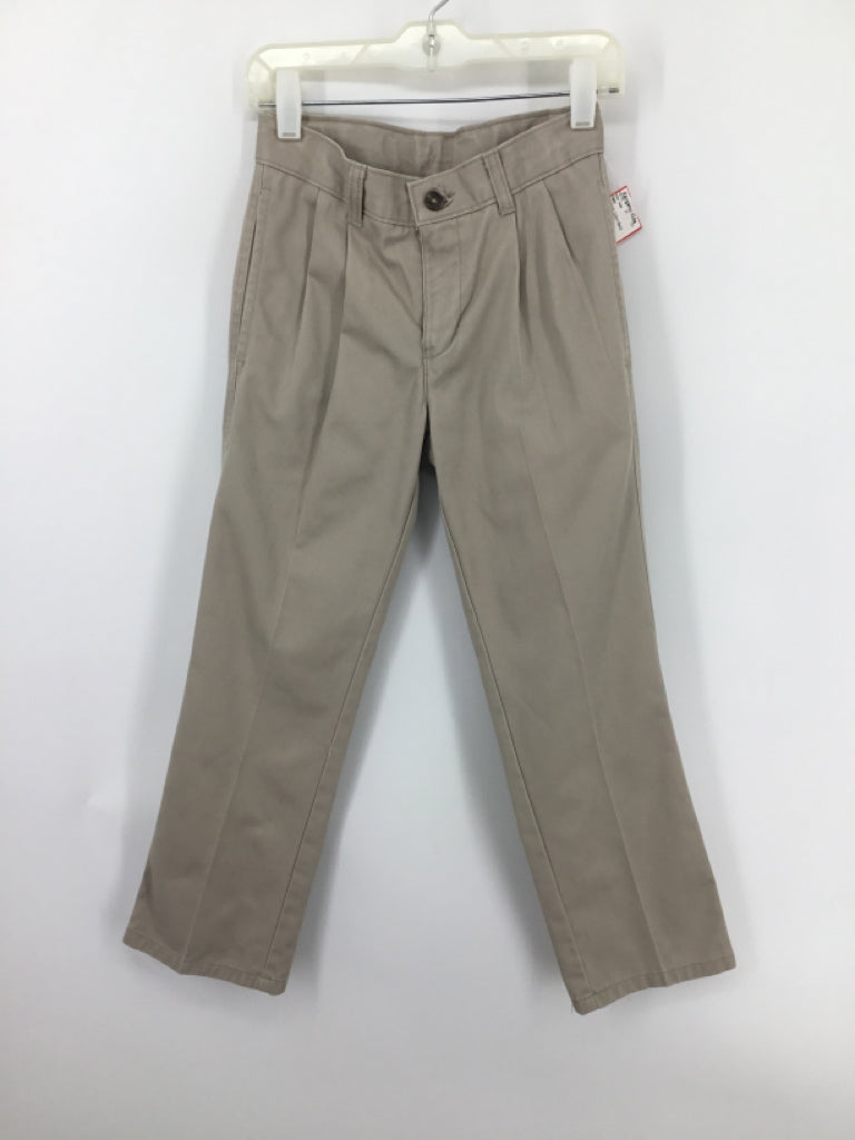 Chaps Child Size 8 Tan Solid Pants - boys