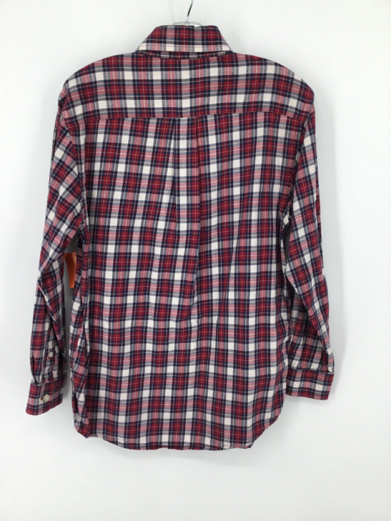 vineyard vines Child Size 8 Red Plaid Shirt - boys