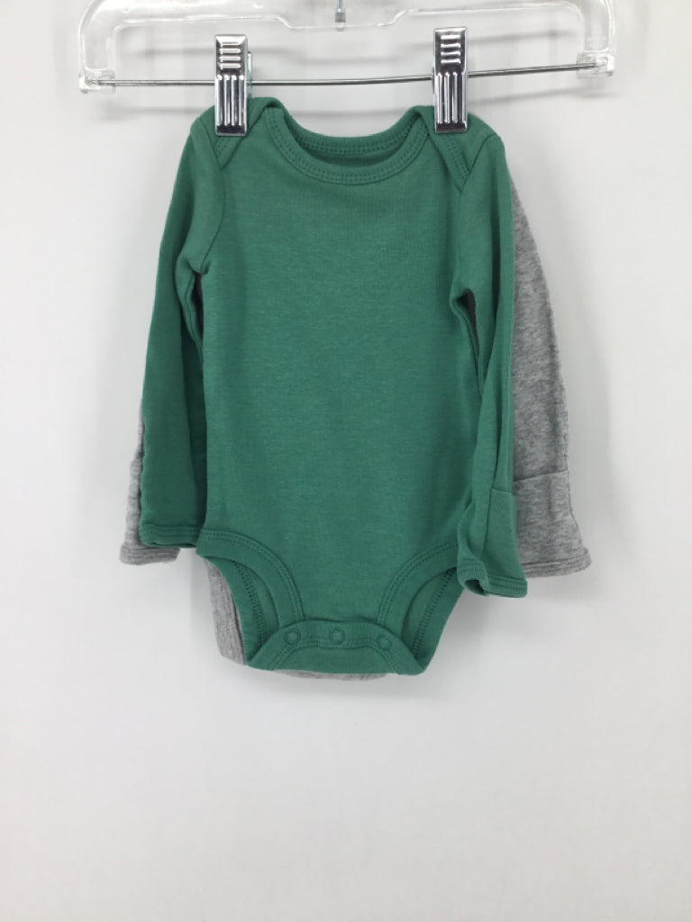 Carter's Child Size Newborn Gray Onesie