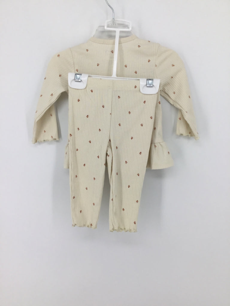 Just One You Made by Carters Child Size 6 Months Cream Outfit - girls