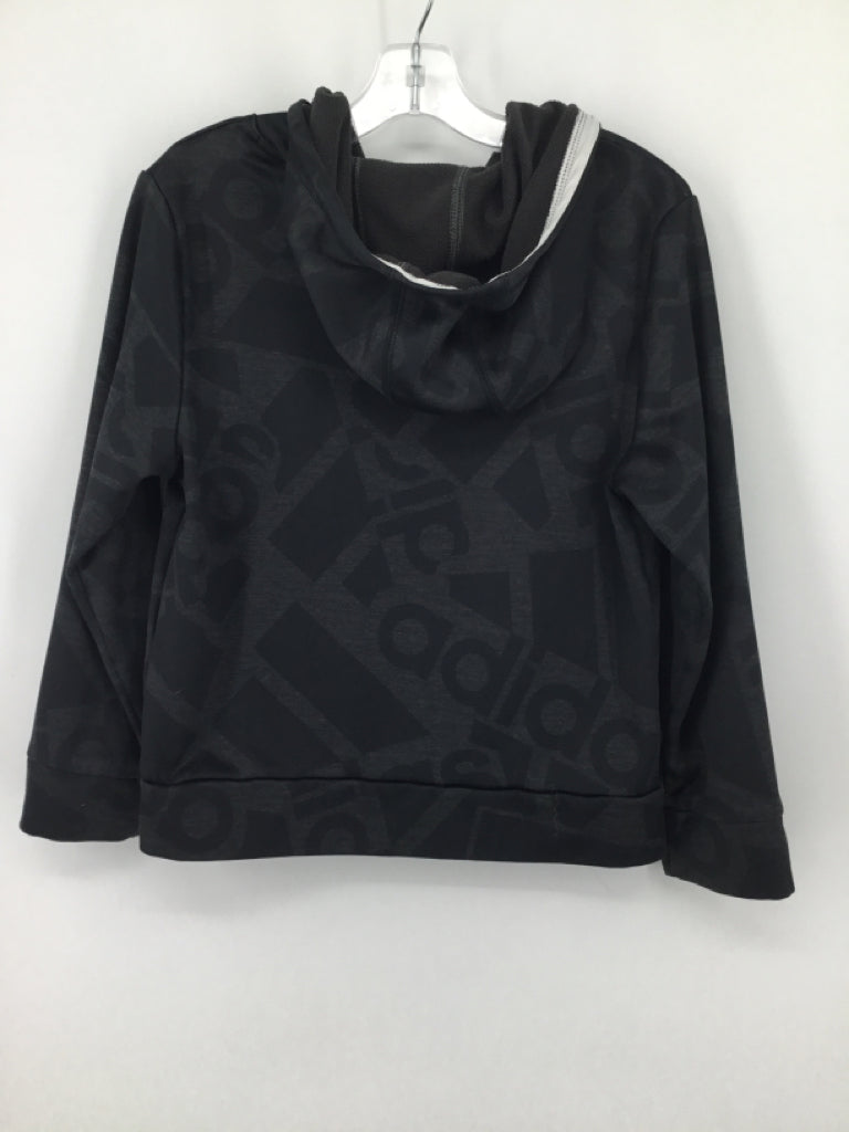 Adidas Child Size 8 Black Camoflage Sweatshirt - boys