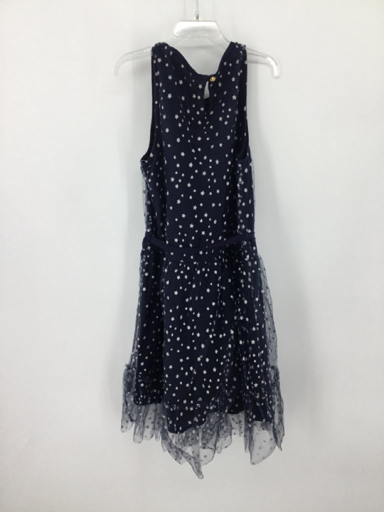 Crew & Company Child Size 10 Navy Stars & Stripes Dress
