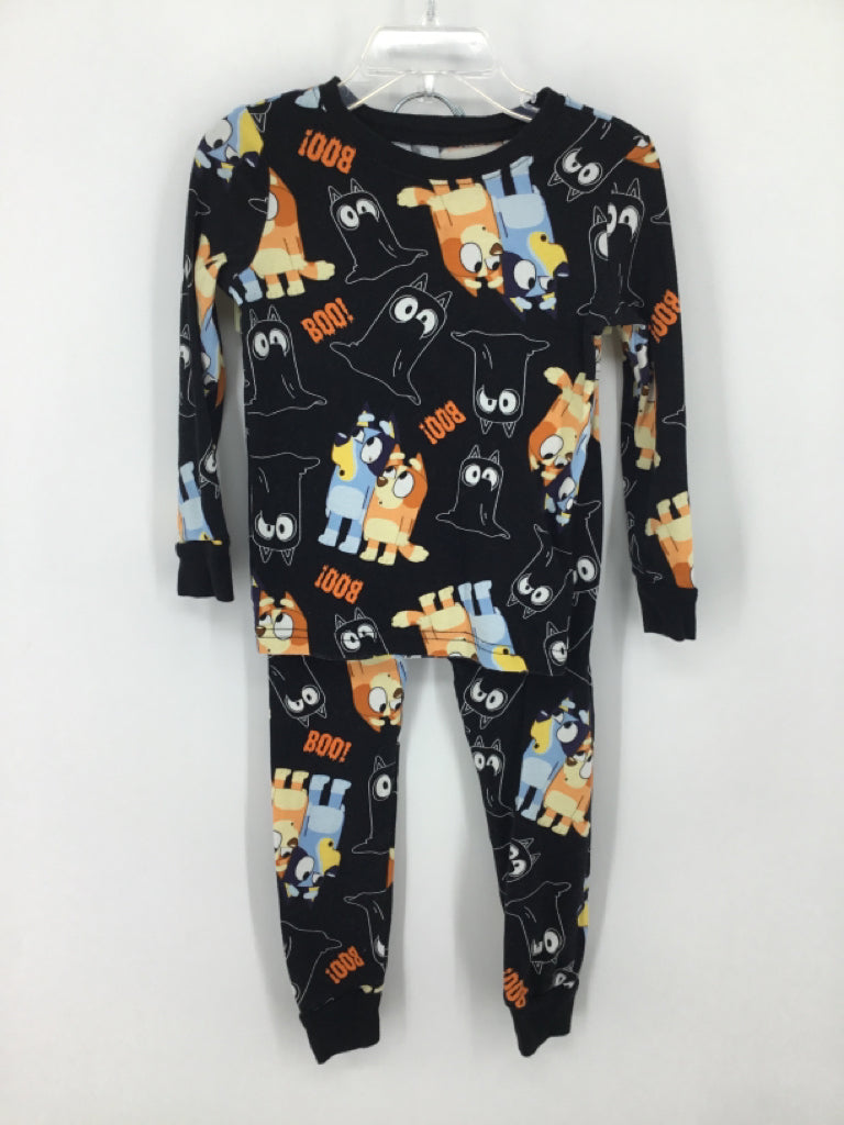 Bluey Child Size 4 Black Halloween Pajamas