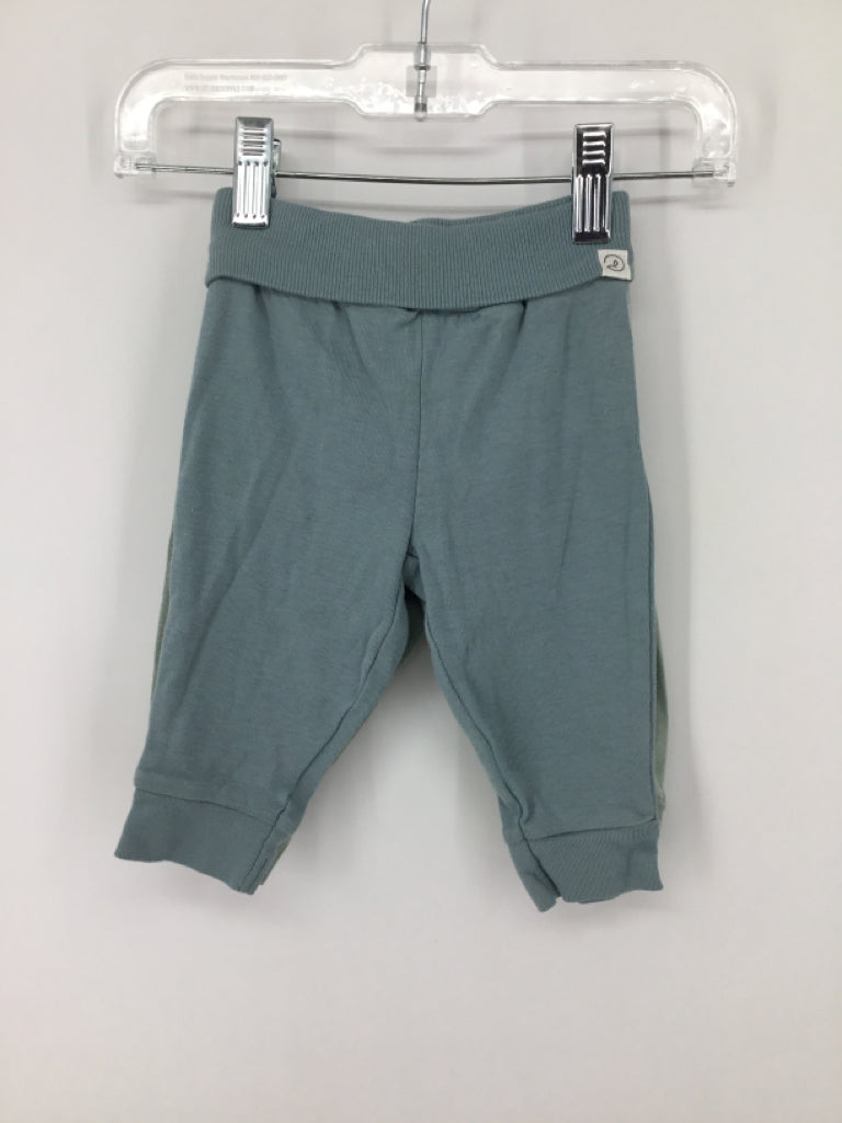 Little Planet Child Size 6 Months Blue Solid Pants - boys