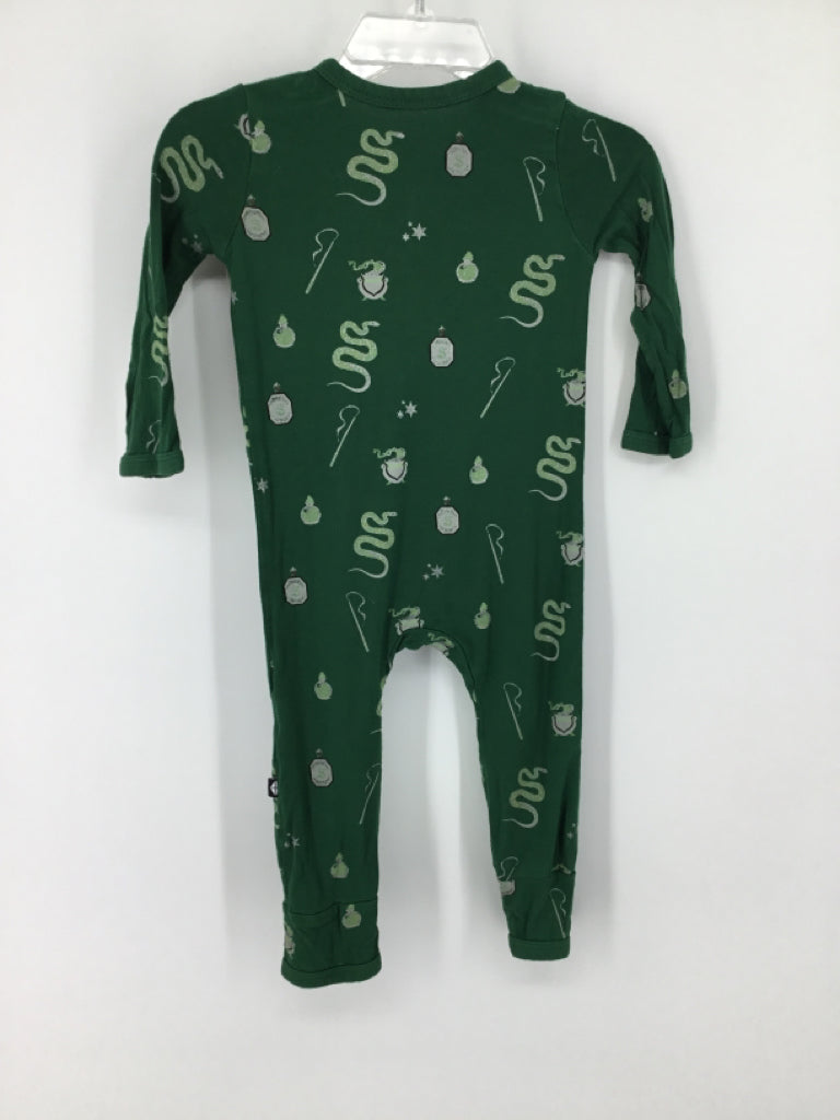 Kyte + Harry Potter Child Size 6-12 Months Green Character Pajamas - boys