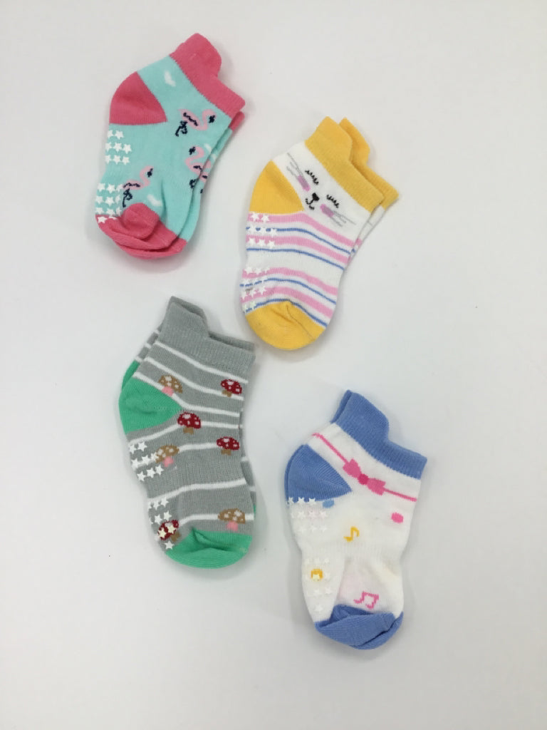 brandless Child Size 3 Toddler Multi-Color Print Socks - boys